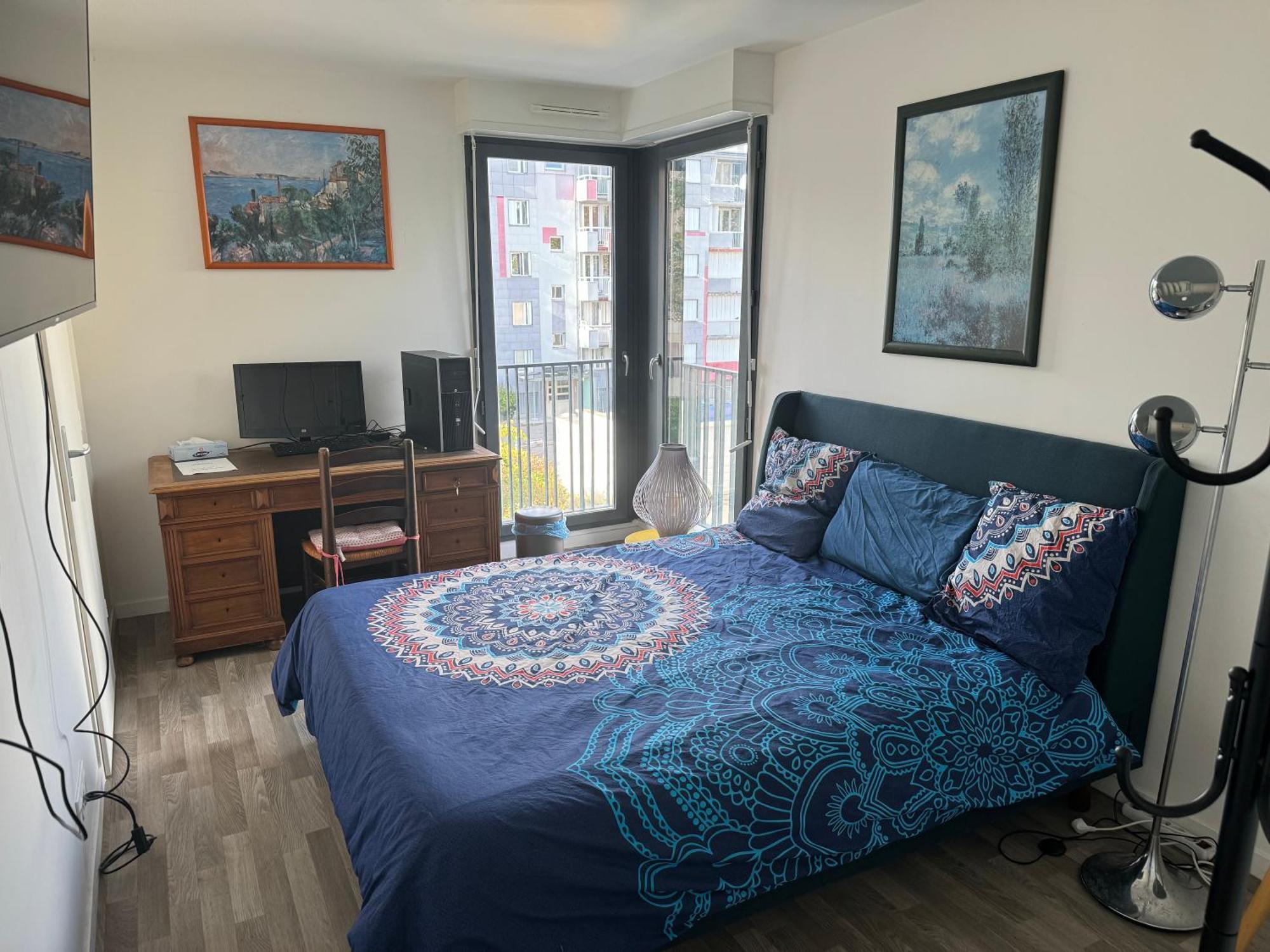 Grande Chambre 14 M2 Avec Salle De Bain Privative A Nanterre Prefecture Proche La Defense Arena Campus Sncf Et Paris Exteriér fotografie